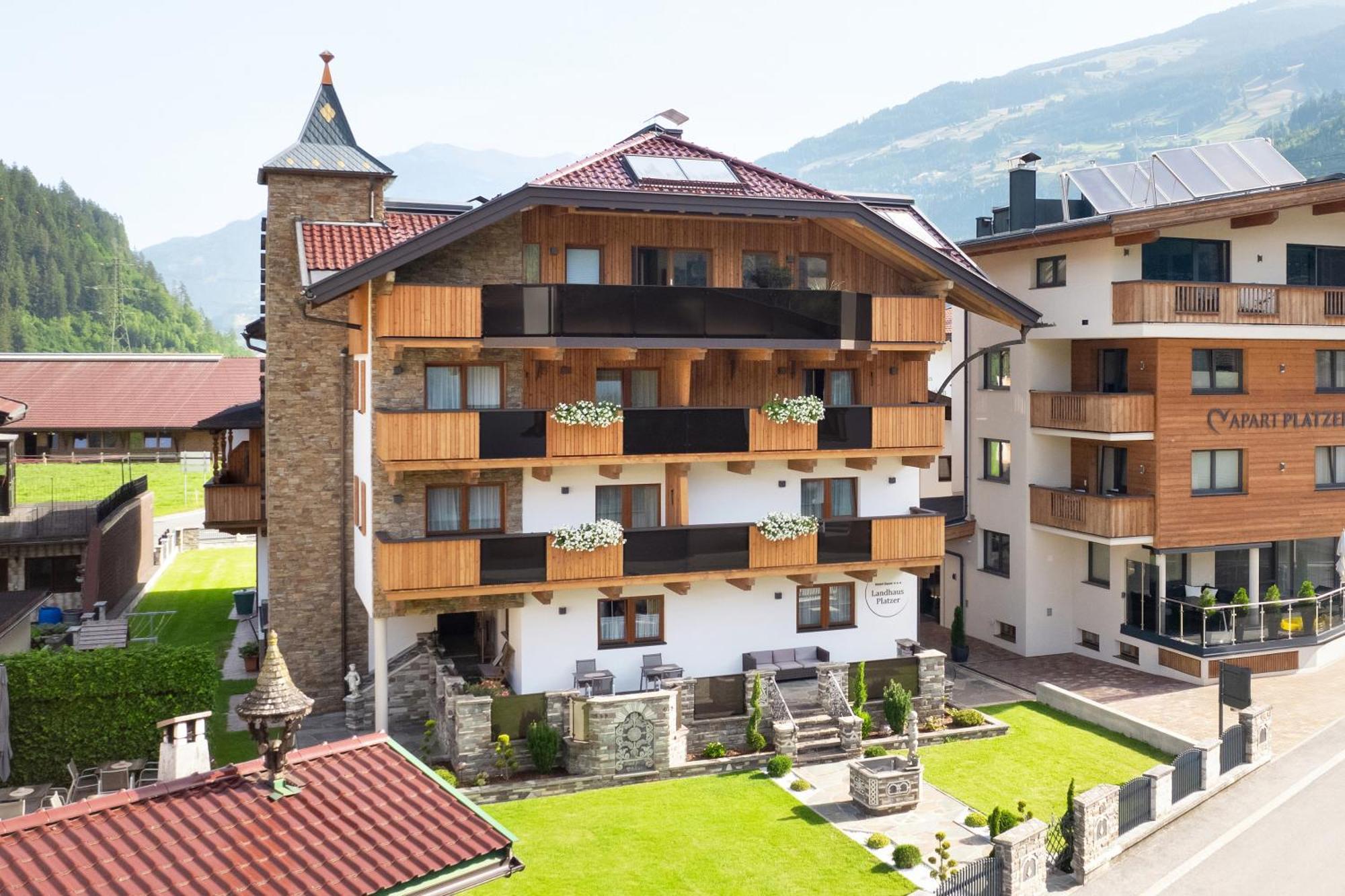 Hotel Garni Landhaus Platzer Цел ам Цилер Екстериор снимка
